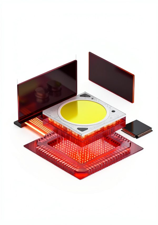 Amazicha LED Motorcycle Rear Tail Light 5W Waterproof Flat Curved 1in-2
