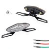 NTHREEAUTO LED Motorcycle Tail Light Smoked Lens 12V Waterproof-7