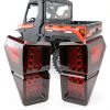 Polaris Ranger Tail Light Dasbecan Red LED Pair Waterproof Shockproof-5