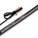 BLUERICE Motorcycle Tail Light Rear Amber LED Waterproof 20.5x1.3cm-0