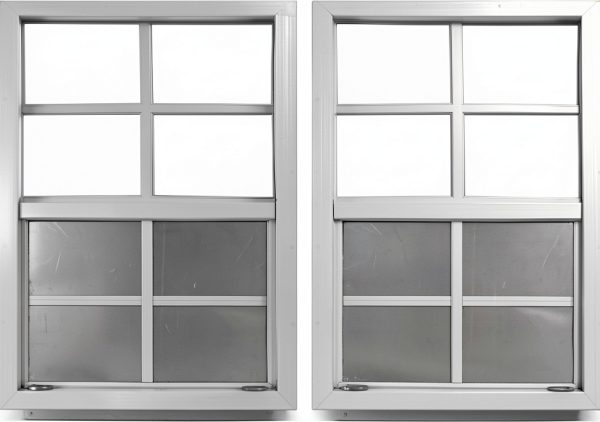 Shed Windows 24" x 36" Black Mount Casement – 2 Pack Tempered Glass-1