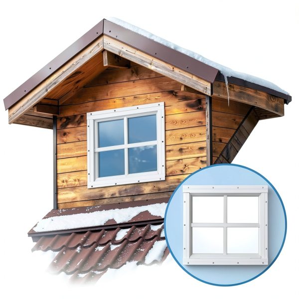 Shed Windows 2pcs 12x12 Inch Tempered Glass Casement Set with Screws-6