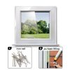 House Window HIOSTAO Casement 5mm Reinforced Glass 24x24in-8