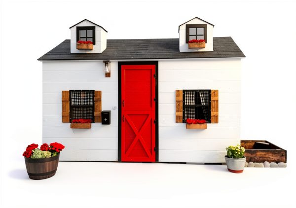 Shed Windows 24" x 36" Black Mount Casement – 2 Pack Tempered Glass-3