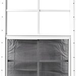Shed Windows and More 24x27 Aluminum Casement Window White-0