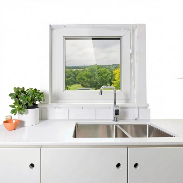 House Window HIOSTAO Casement 5mm Reinforced Glass 24x24in-6