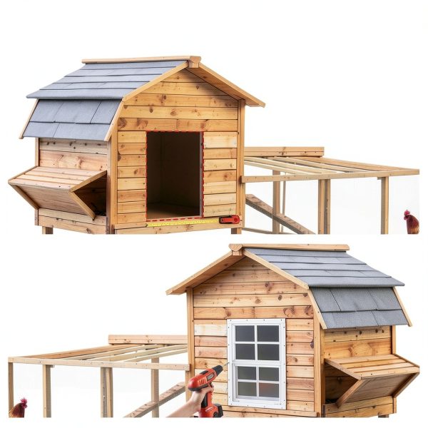 Shed Windows 2pcs 12x12 Inch Tempered Glass Casement Set with Screws-4