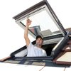 House Window HIOSTAO Casement 5mm Reinforced Glass 24x24in-7