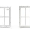 Shed Windows and More, Square Shed Window 16" x 16" White Flush, Playhouse Window-3