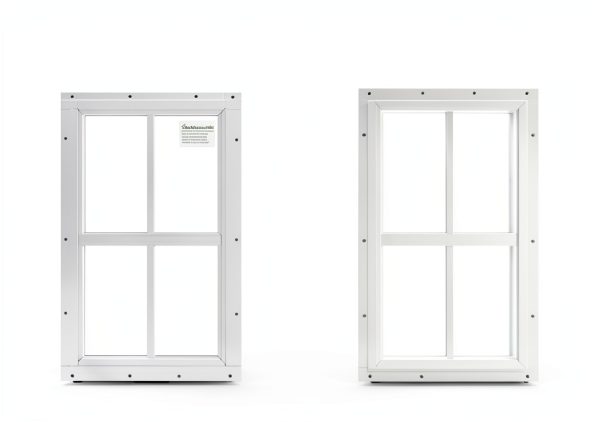 Shed Windows and More, Square Shed Window 16" x 16" White Flush, Playhouse Window-3