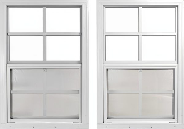 Shed Windows & More 2-Pack 14" x 21" White Flush Playhouse & Chicken Coop Window-0