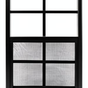 Shed Windows and More 12x18 Black Flush Aluminum Casement Window-0