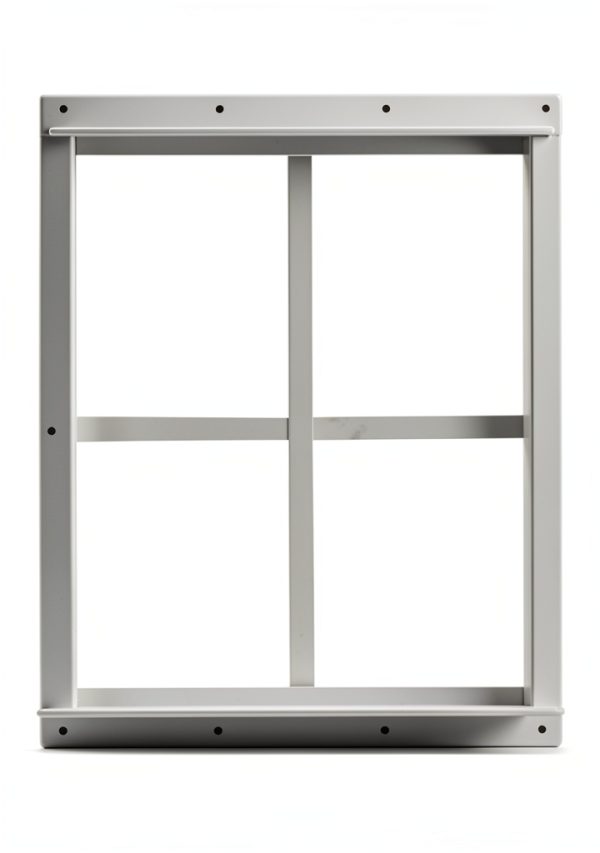 Shed Windows and More, Square Shed Window 16" x 16" White Flush, Playhouse Window-2