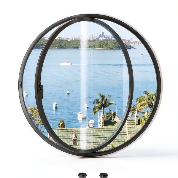 Round Rotating Glass Window Juyphexlon Casement Water Ripple-4