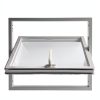 Windows for houses, 360° Rotatable Window, Tempered Glass Embedded Metal Frame Window for House, Garage, Bathroom, Basement, Office (White, 40 * 24in)-3