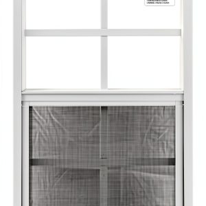 Shed Window 14x21 White J-Channel Safety Glass Casement - Aluminum-0