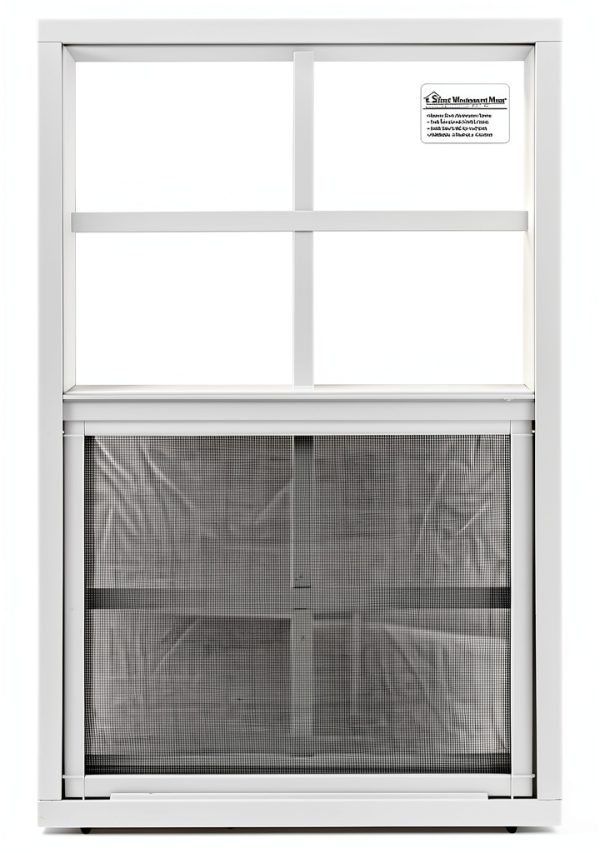 Shed Window 14x21 White J-Channel Safety Glass Casement - Aluminum-0