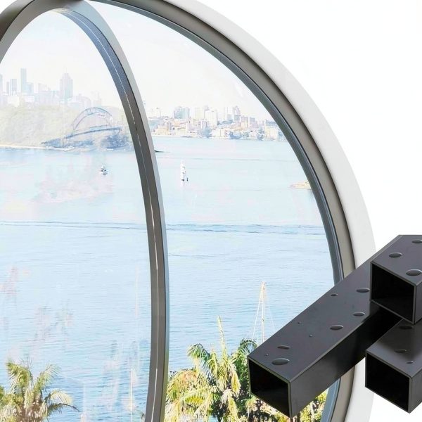 Round Rotating Glass Window Juyphexlon Casement Water Ripple-2