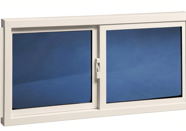 Vinyl Double Slide Basement Window 31.875" W x 15.5" H by Duo-Corp-1