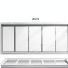 Transom Window AIRGBW Fixed Tempered 10x29in Shed and Garage-1