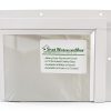 Shed Window 14x21 White J-Channel Safety Glass Casement - Aluminum-1