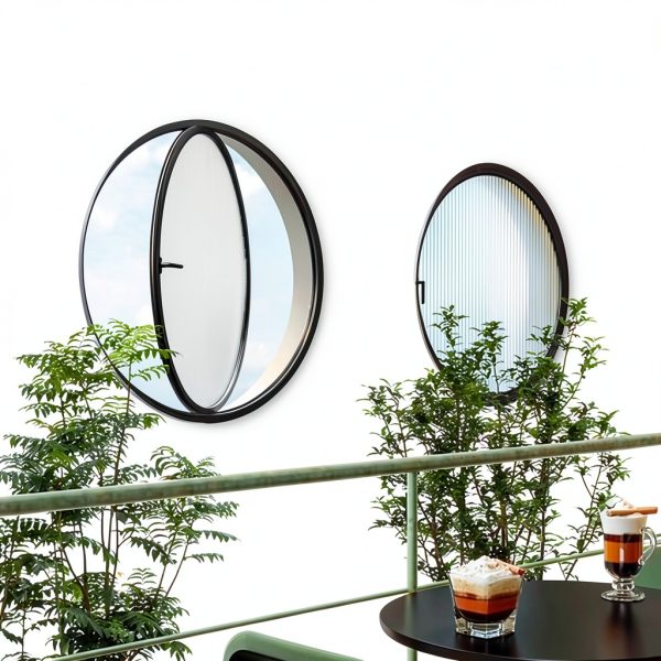 Round Rotating Glass Window Juyphexlon Casement Water Ripple-7