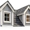 Shed Windows and More, Square Shed Window 16" x 16" White Flush, Playhouse Window-1