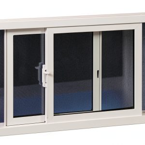 Vinyl Double Slide Basement Window 31.875" W x 15.5" H by Duo-Corp-0