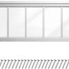 Transom Window AIRGBW Fixed Tempered 10x29in Shed and Garage-0